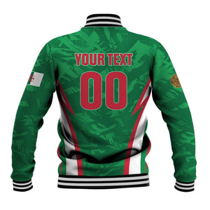 Custom Algeria 2026 Football Baseball Jacket The Fennecs Go Champions