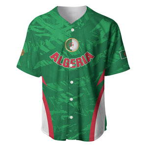 Custom Algeria 2026 Football Baseball Jersey The Fennecs Go Champions