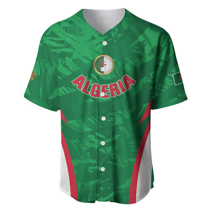 Custom Algeria 2026 Football Baseball Jersey The Fennecs Go Champions