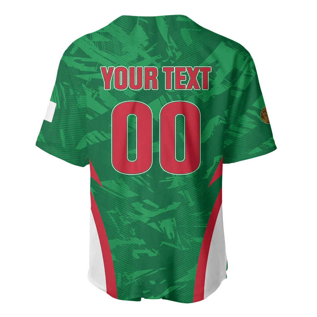 Custom Algeria 2026 Football Baseball Jersey The Fennecs Go Champions