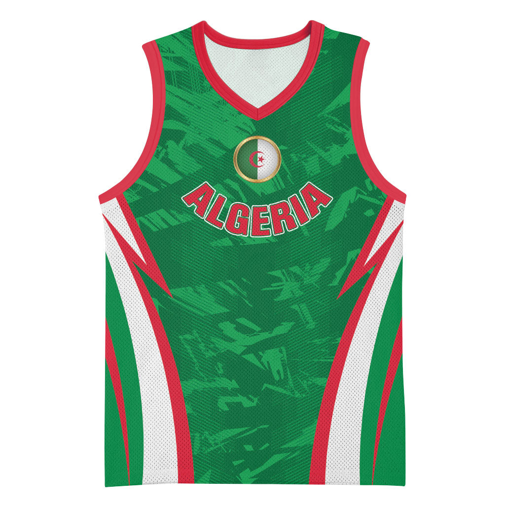 Custom Algeria 2026 Football Basketball Jersey The Fennecs Go Champions