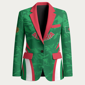 Custom Algeria 2026 Football Blazer The Fennecs Go Champions
