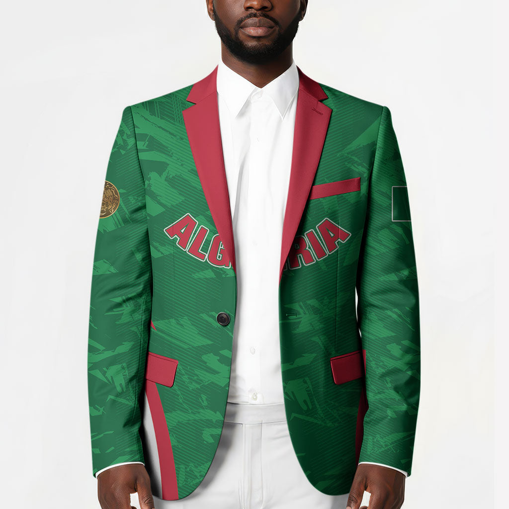 Custom Algeria 2026 Football Blazer The Fennecs Go Champions
