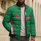 Custom Algeria 2026 Football Bomber Puffer Jacket The Fennecs Go Champions