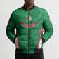 Custom Algeria 2026 Football Bomber Puffer Jacket The Fennecs Go Champions