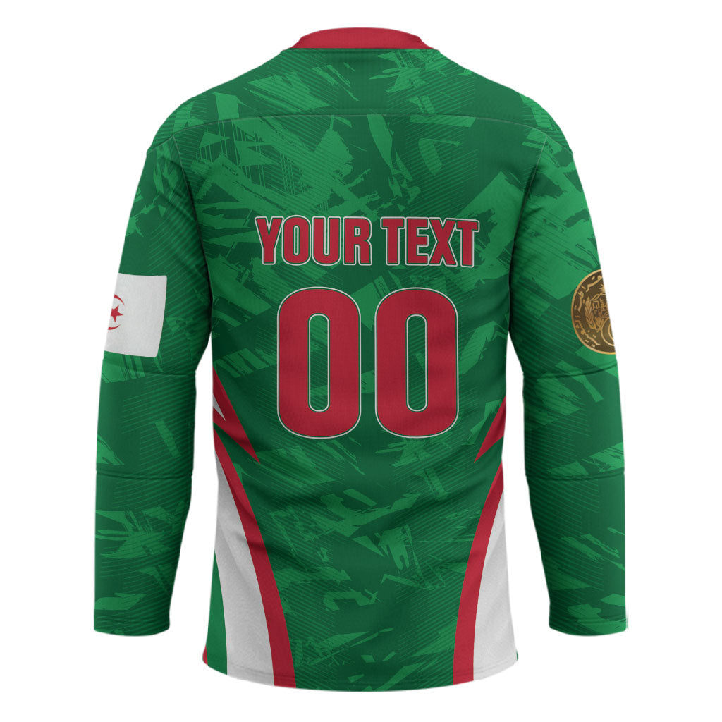 Custom Algeria 2026 Football Hockey Jersey The Fennecs Go Champions