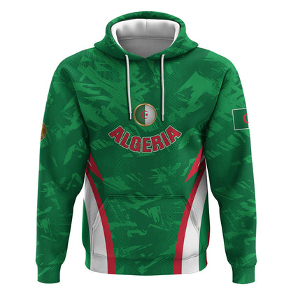 Custom Algeria 2026 Football Hoodie The Fennecs Go Champions