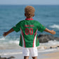 Custom Algeria 2026 Football Kid Hawaiian Shirt The Fennecs Go Champions