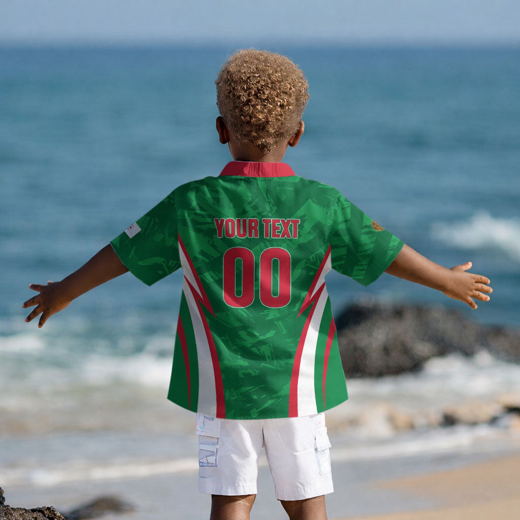 Custom Algeria 2026 Football Kid Hawaiian Shirt The Fennecs Go Champions