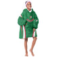 Custom Algeria 2026 Football Kid Wearable Blanket Hoodie The Fennecs Go Champions