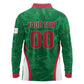 Custom Algeria 2026 Football Long Sleeve Polo Shirt The Fennecs Go Champions