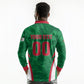 Custom Algeria 2026 Football Long Sleeve Polo Shirt The Fennecs Go Champions