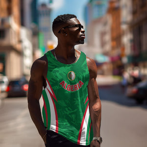 Custom Algeria 2026 Football Men Tank Top The Fennecs Go Champions