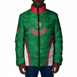 Custom Algeria 2026 Football Padded Jacket The Fennecs Go Champions