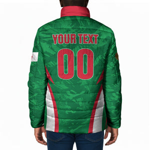 Custom Algeria 2026 Football Padded Jacket The Fennecs Go Champions