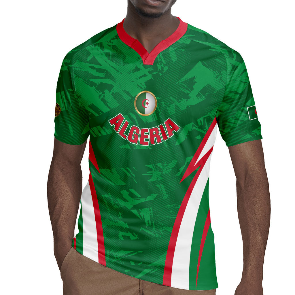 Custom Algeria 2026 Football Rugby Jersey The Fennecs Go Champions
