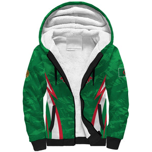 Custom Algeria 2026 Football Sherpa Hoodie The Fennecs Go Champions