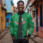 Custom Algeria 2026 Football Sleeve Zip Bomber Jacket The Fennecs Go Champions