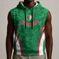 Custom Algeria 2026 Football Sleeveless Hoodie The Fennecs Go Champions