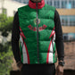 Custom Algeria 2026 Football Sleeveless Puffer Jacket The Fennecs Go Champions