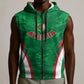 Custom Algeria 2026 Football Sleeveless Zip Hoodie The Fennecs Go Champions