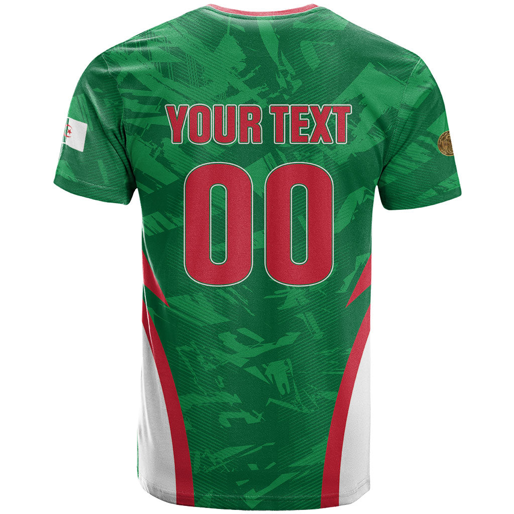 Custom Algeria 2026 Football T shirt The Fennecs Go Champions