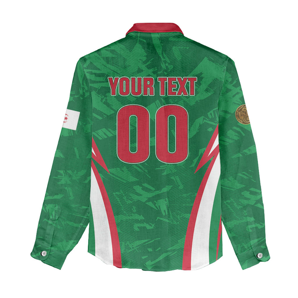Custom Algeria 2026 Football Women Casual Shirt The Fennecs Go Champions