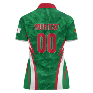 Custom Algeria 2026 Football Women Polo Shirt The Fennecs Go Champions
