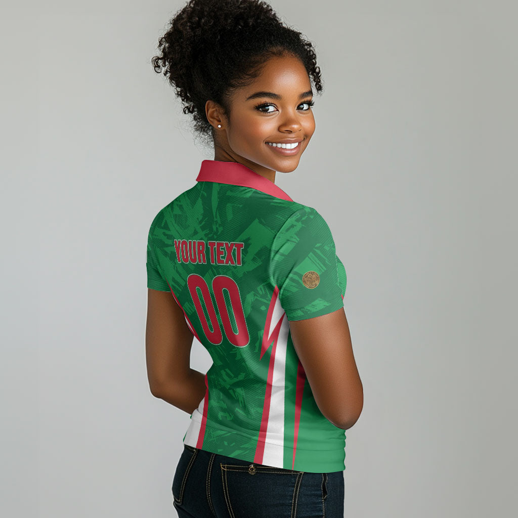 Custom Algeria 2026 Football Women Polo Shirt The Fennecs Go Champions