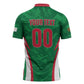 Custom Algeria 2026 Football Zipper Polo Shirt The Fennecs Go Champions
