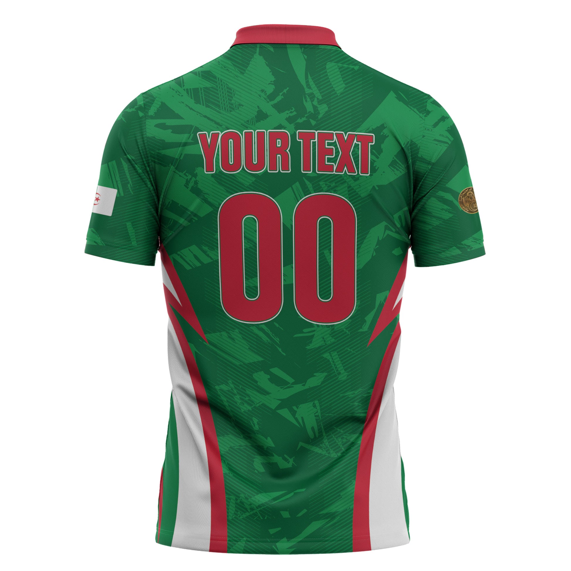 Custom Algeria 2026 Football Zipper Polo Shirt The Fennecs Go Champions