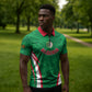 Custom Algeria 2026 Football Zipper Polo Shirt The Fennecs Go Champions