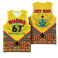Ghana Independence Day Basketball Jersey with Freedom and Justice and African Pattern - African Pride
