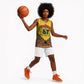 Ghana Independence Day Basketball Jersey with Freedom and Justice and African Pattern - African Pride