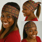 Ghana Independence Day Neck Gaiter with Freedom and Justice and African Pattern - African Pride