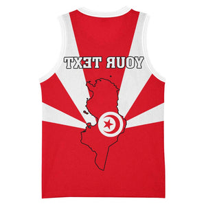 Tunisia Independence Day Basketball Jersey with Coat of Arms and Flag Style - African Pride