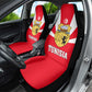 Tunisia Independence Day Car Seat Cover with Coat of Arms and Flag Style