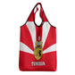 Tunisia Independence Day Grocery Bag with Coat of Arms and Flag Style