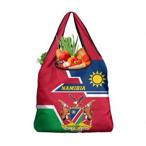 Namibia Independence Day Grocery Bag with Coat of Arms in Unique Style