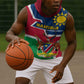 Namibia Independence Day Sleeveless Hoodie with Coat of Arms in Unique Style - African Pride