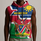 Namibia Independence Day Sleeveless Hoodie with Coat of Arms in Unique Style - African Pride