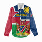 Namibia Independence Day Women Casual Shirt with Coat of Arms in Unique Style LT01