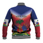 Personalized Afro Haiti 509 Baseball Jacket Repiblik d Ayiti