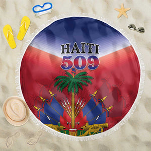Afro Haiti 509 Beach Blanket Repiblik d Ayiti