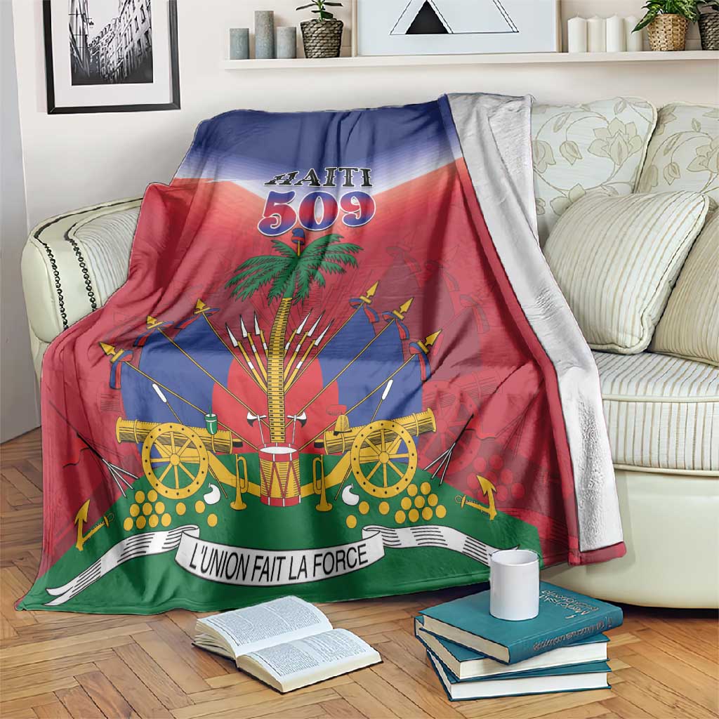 Afro Haiti 509 Blanket Repiblik d Ayiti