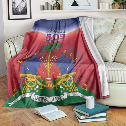 Afro Haiti 509 Blanket Repiblik d Ayiti