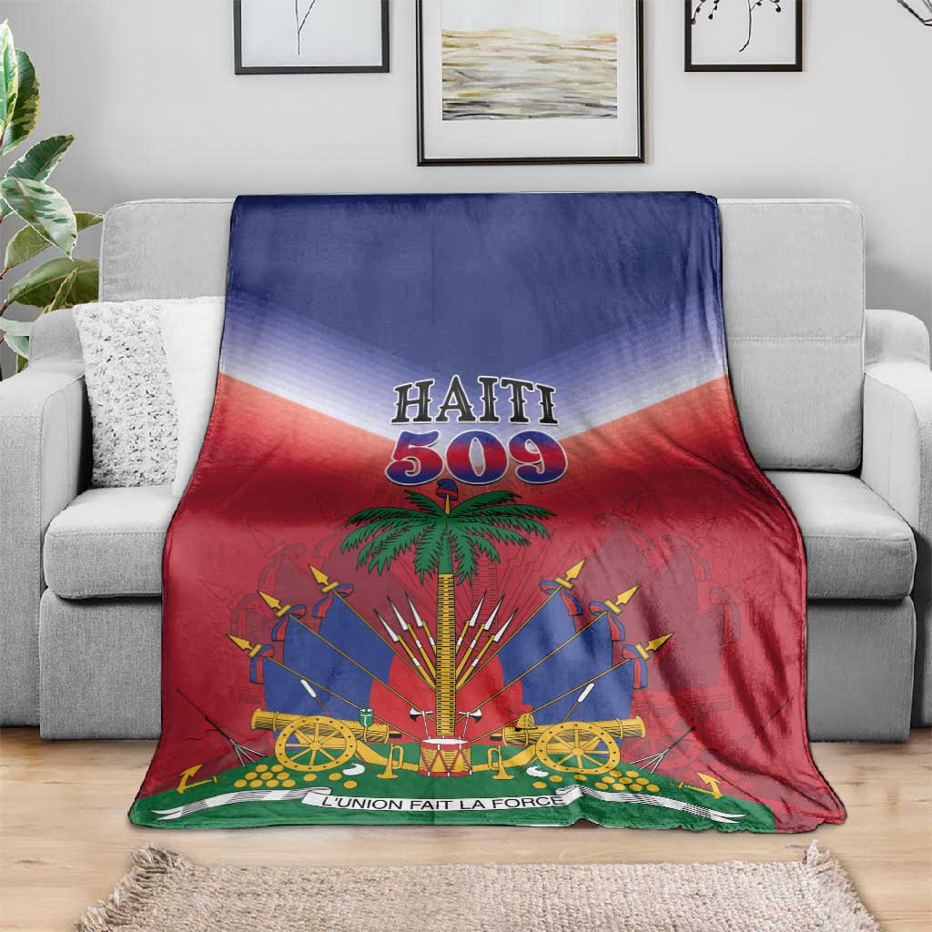Afro Haiti 509 Blanket Repiblik d Ayiti