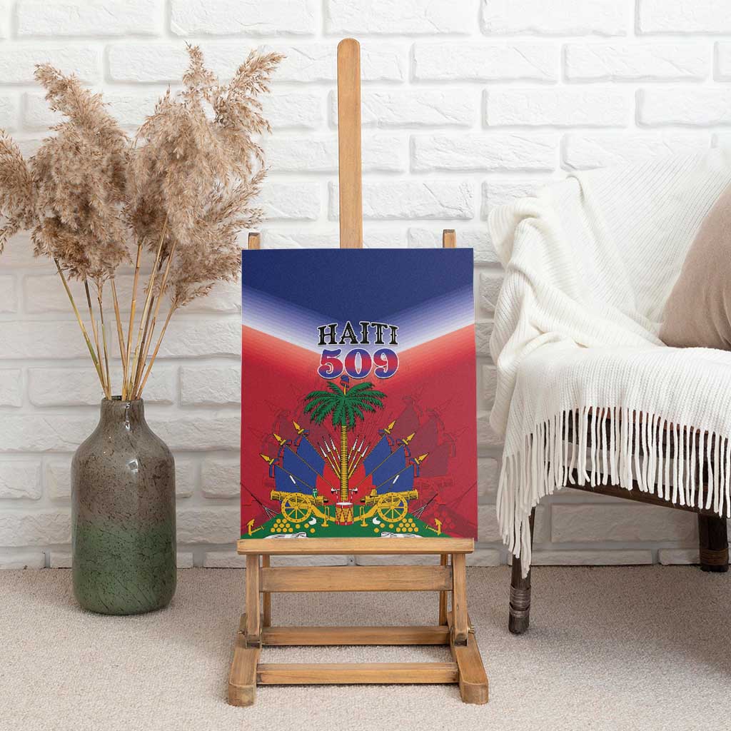 Afro Haiti 509 Canvas Wall Art Repiblik d Ayiti
