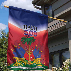 Afro Haiti 509 Garden Flag Repiblik d Ayiti