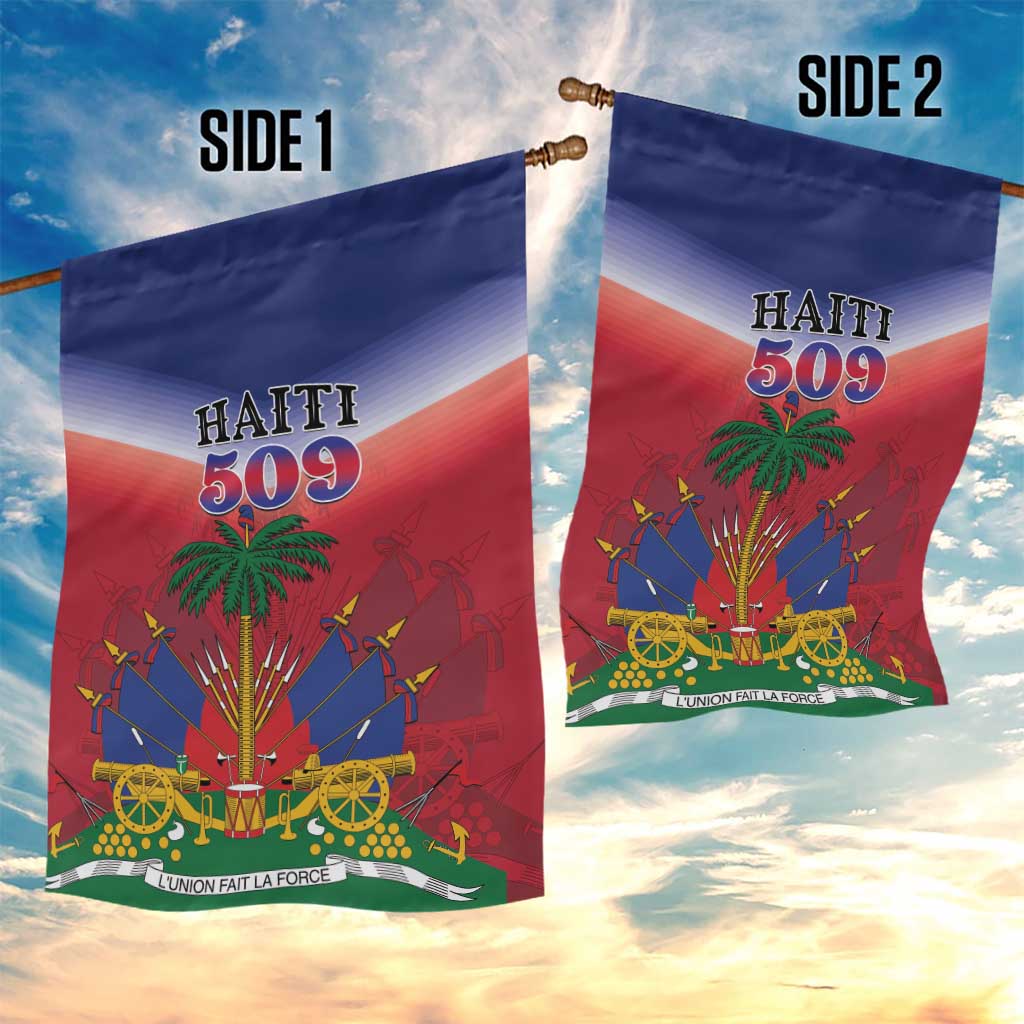 Afro Haiti 509 Garden Flag Repiblik d Ayiti